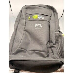 NVIDIA X AWS GTC 2026 Exclusive Backpack Black + NVIDIA X Google Water Bottle